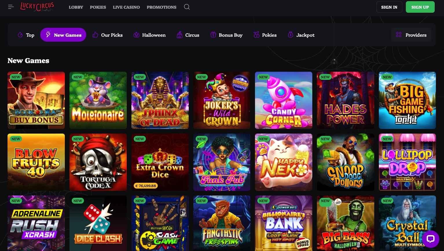 Explore the Best Features of Lucky Circus Casino